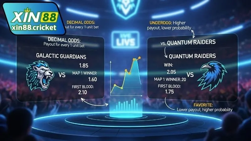 Cách đọc kèo Esports chuẩn xác dành cho người mới 3 Cách đọc kèo Esports theo từng tựa game