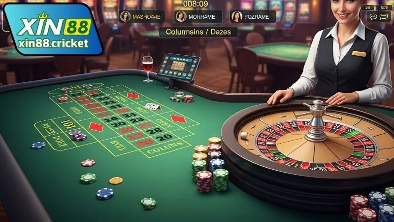Các phiên bản live casino Roulette phổ biến hiện nay